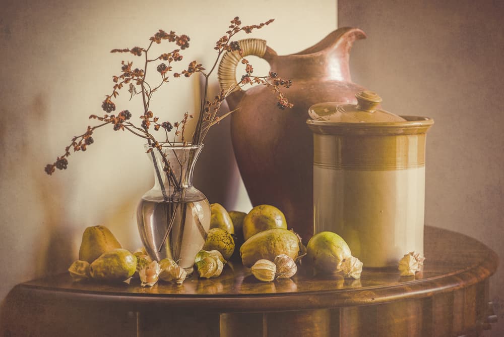 Rustic Autumn Still Life by Boris Hristov — canvas wall art