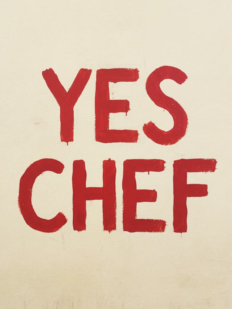 Bold Yes Chef by Andreas Magnusson — canvas wall art