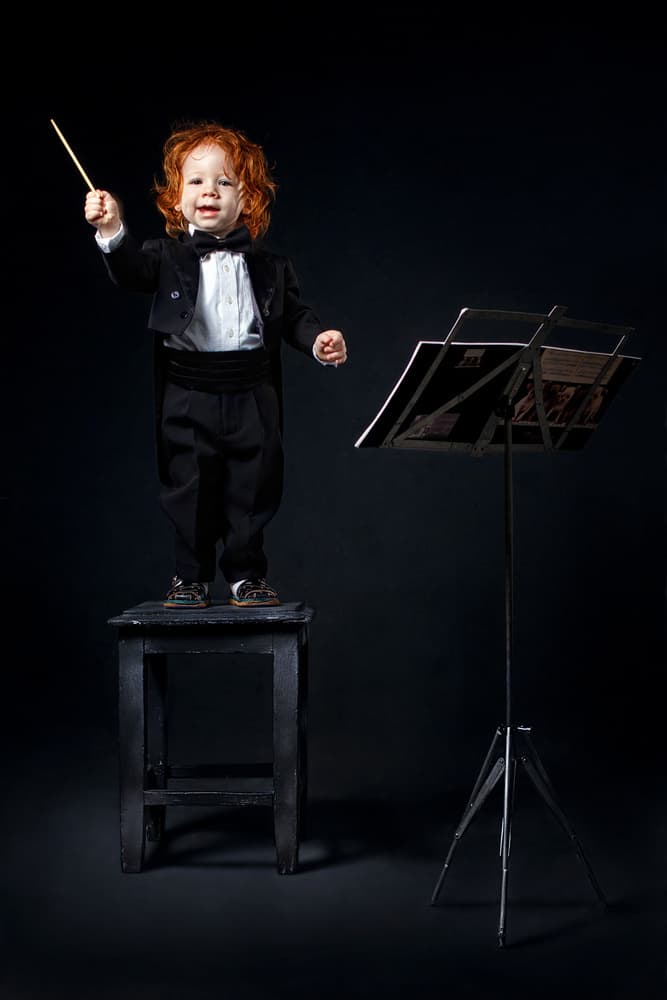Happy Little Conductor by Ivan Kovalev — canvas wall art