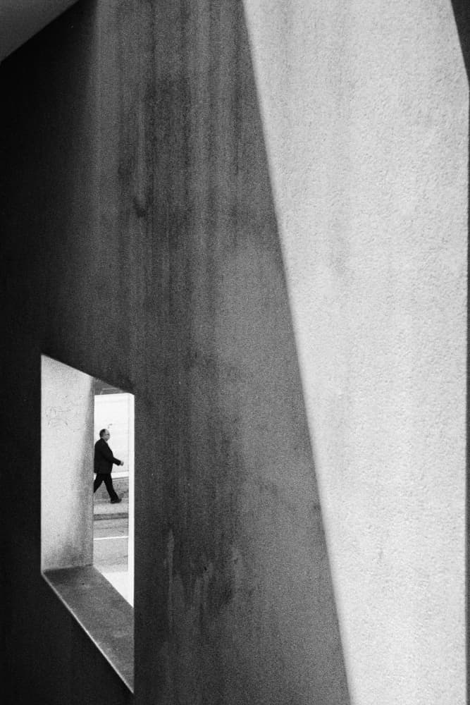 Walking Through Concrete Light by Paulo Abrantes — canvas wall art