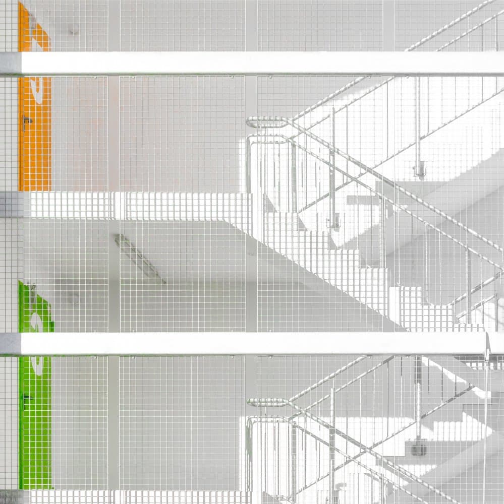 Modern Architectural Grid by Stephan Rückert — canvas wall art