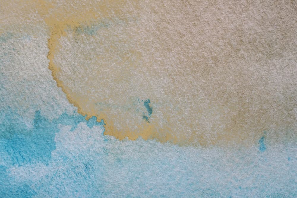 Fluid Blue Gold by Bilge Paksoylu — canvas wall art