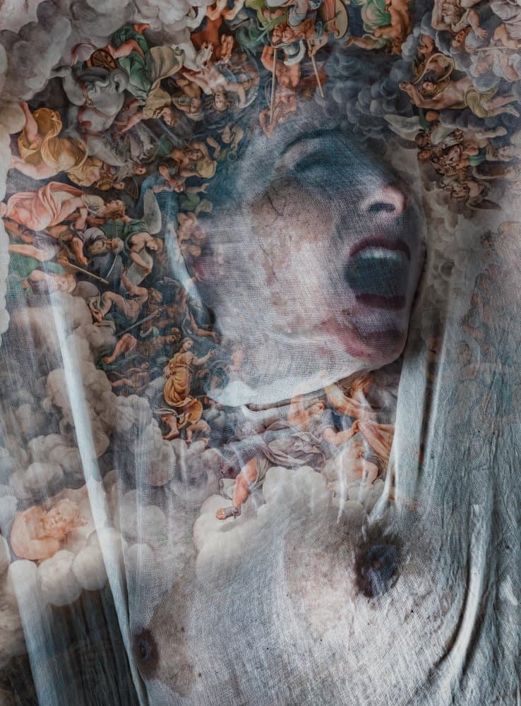Anguish Divine Revelation by Colin Dixon — canvas wall art