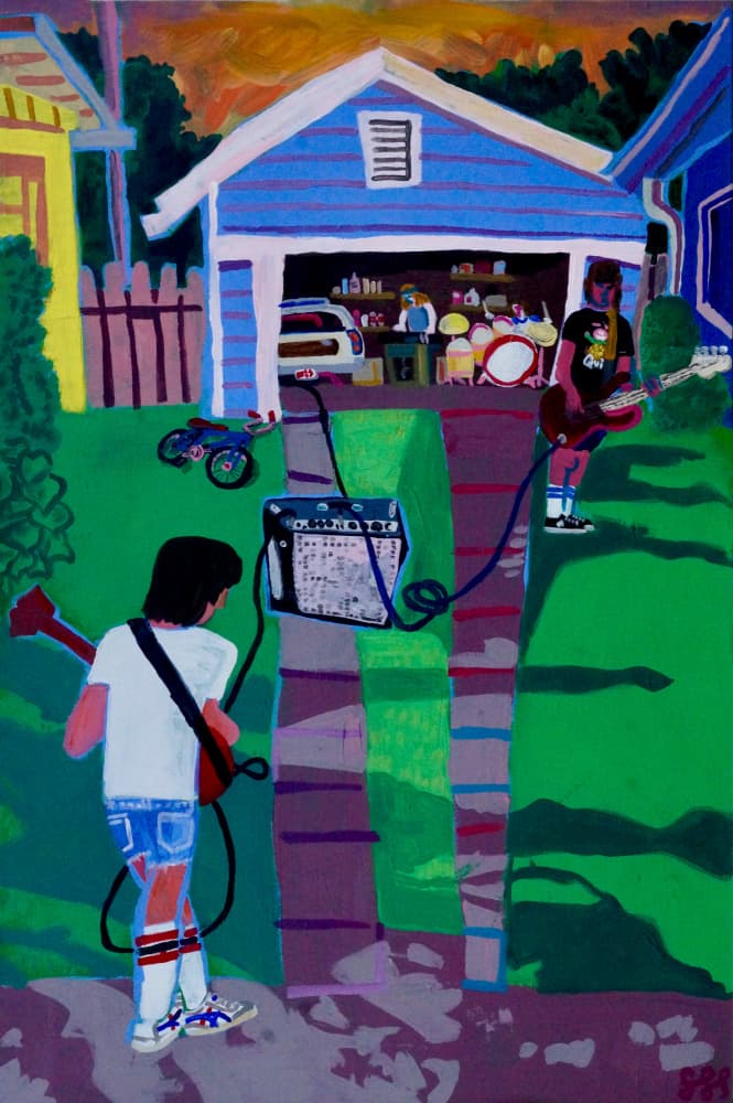 Neighborhood Jam Session by Steve Spencer — canvas wall art