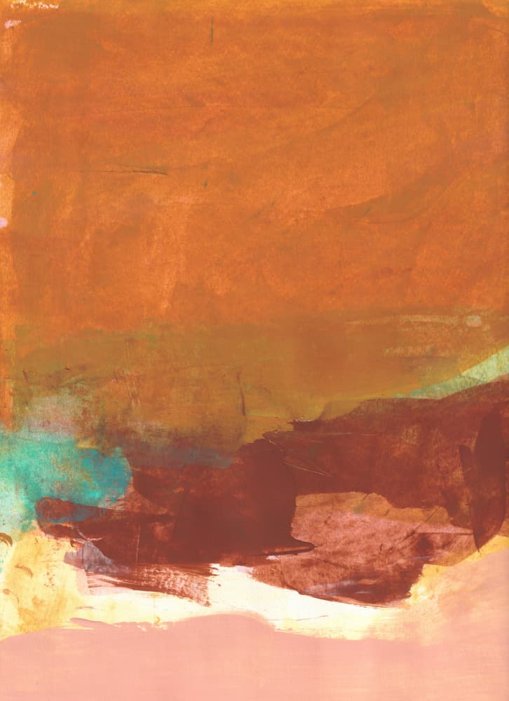Earthy Abstract Landscape by Simona Gocan — canvas wall art