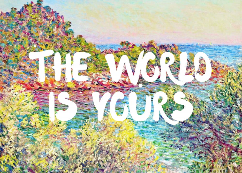 The World Is Yours Landscape by The Art Concept — canvas wall art