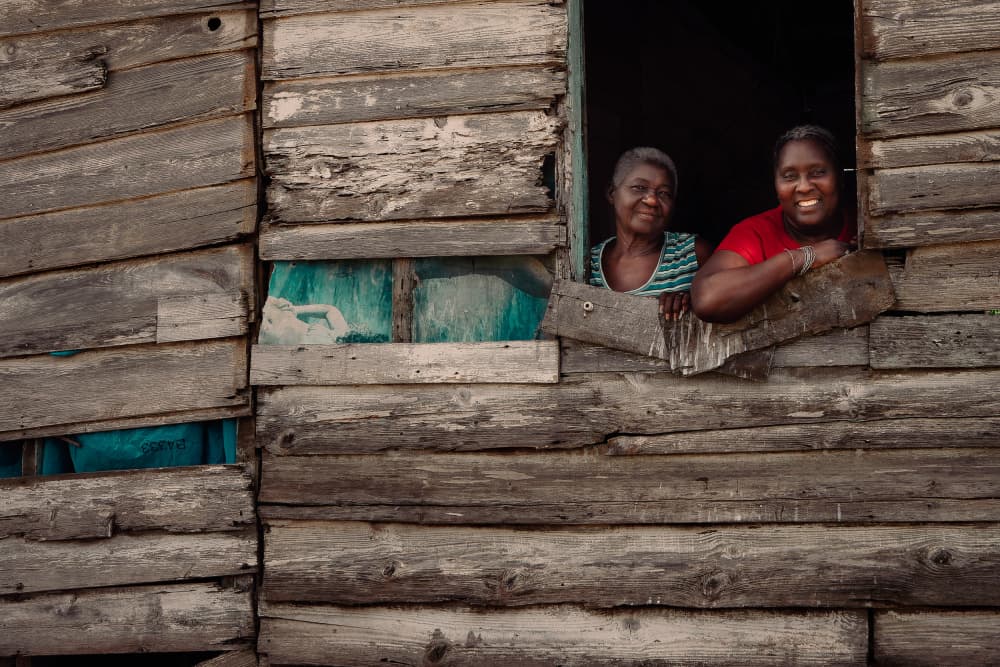 Friendly Faces Rustic Home by Andy Bauer — canvas wall art