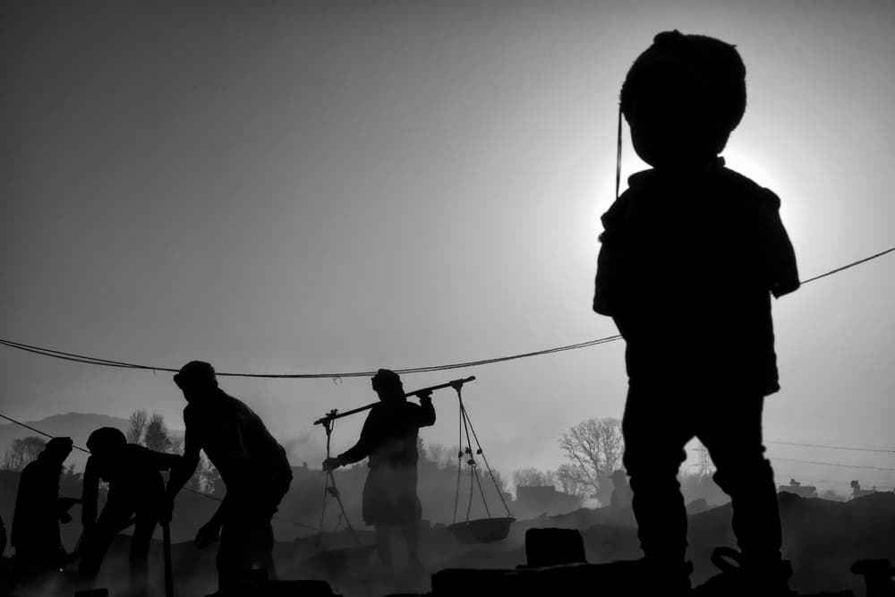Child Labour Is Just Not Fair by Yvette Depaepe — canvas wall art