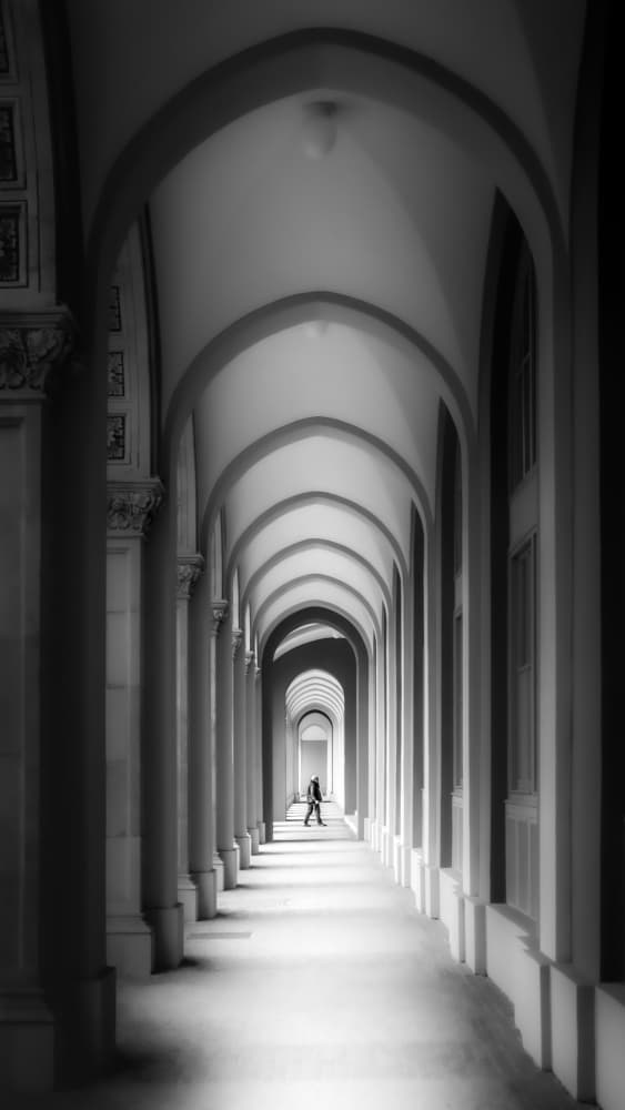 Grand Archway Perspective by Andy Dauer — canvas wall art