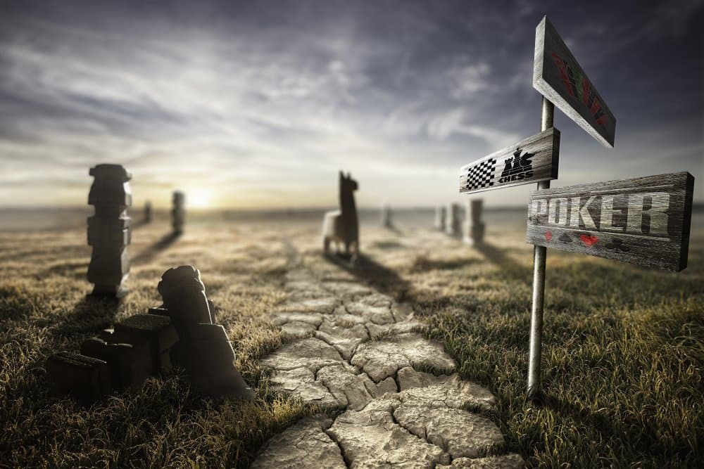 Game of Choices Road by Noam Mymon — canvas wall art