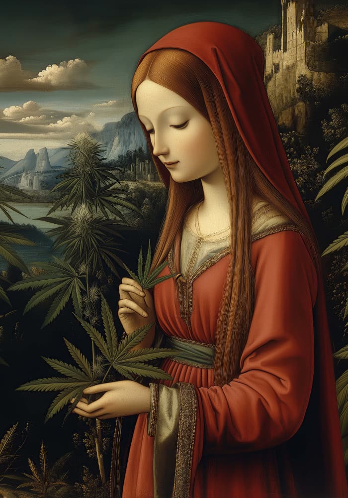 Sacred cultivation by Dikhotomy — canvas wall art