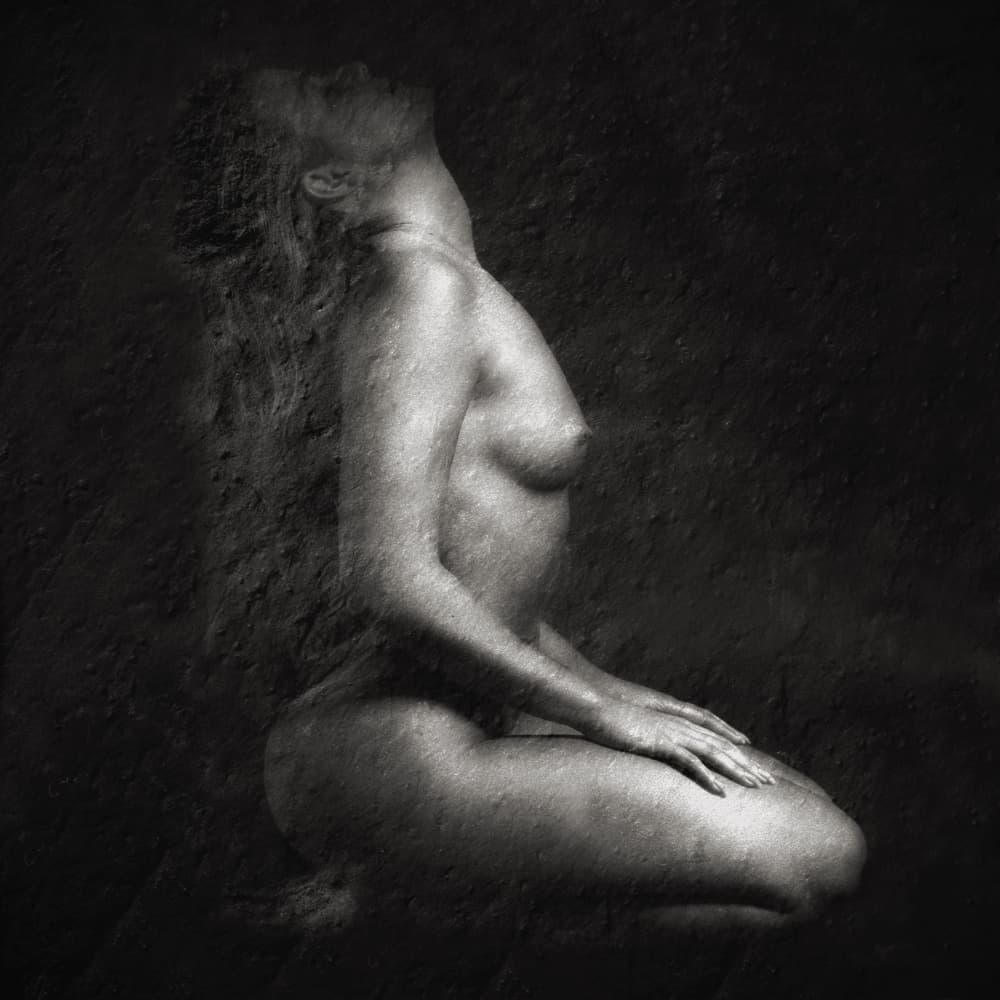 Meditative Female Form by Jan Donckers — canvas wall art