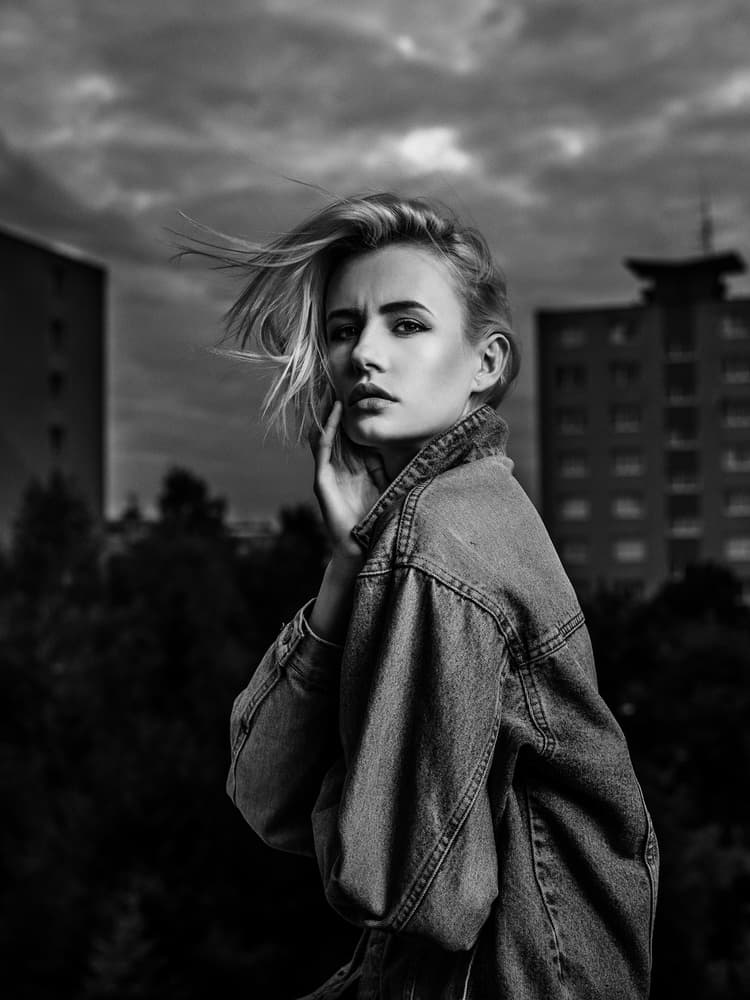 Intense City Portrait by Martin Krystynek MQEP — canvas wall art