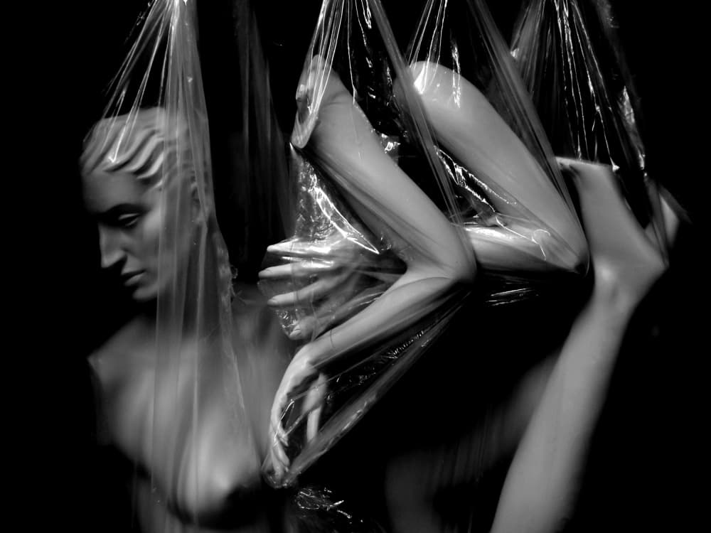 Wrapped Mannequin Forms by Ivan Lesica — canvas wall art