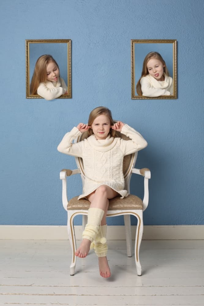 Silly Girl Portraits by Victoria Glinka — canvas wall art