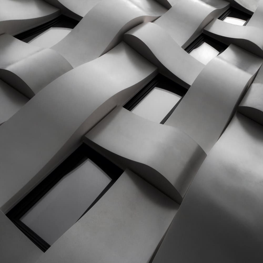 Architectural Ribbon Pattern by Gilbert Claes — canvas wall art