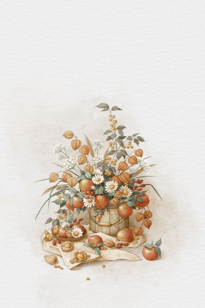 Autumn Harvest Still Life by Xuan Thai — canvas wall art