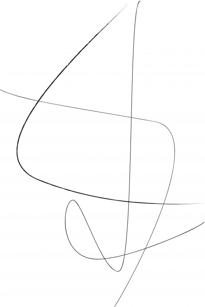 Flowing Abstract Lines by Oju Design — canvas wall art