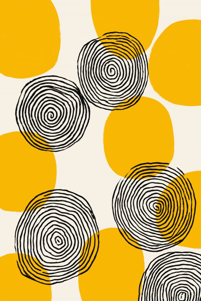 Spiralechoes by Treechild — canvas wall art