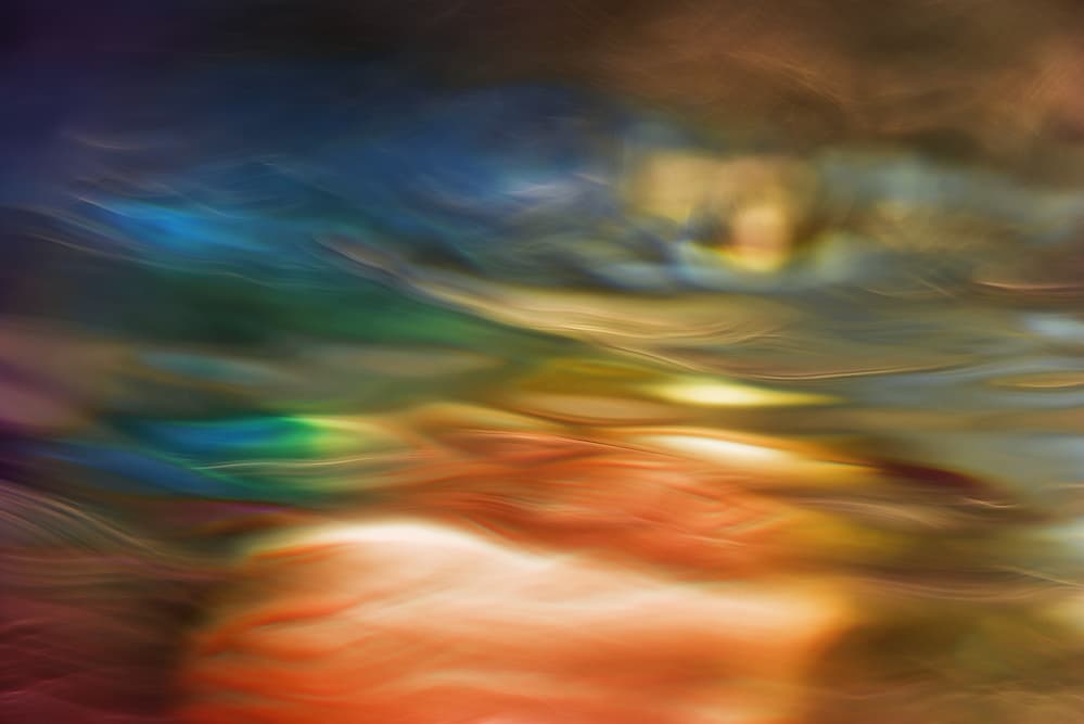 Vibrant Liquid Flow by Heidi Westum — canvas wall art