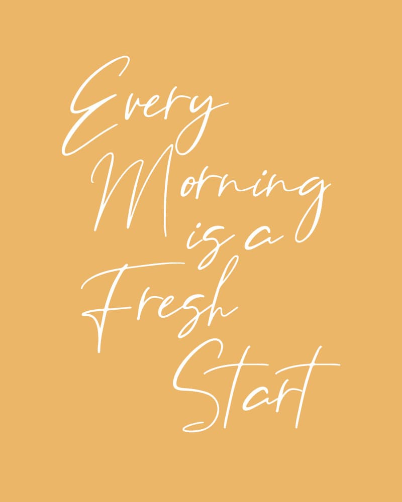 Every Morning Fresh Start by KsanaKalpa — canvas wall art