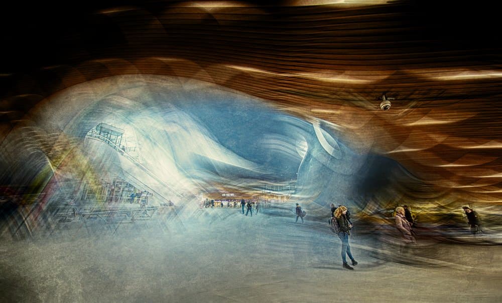 Dynamic Interior Flow by Jan van der Linden — canvas wall art