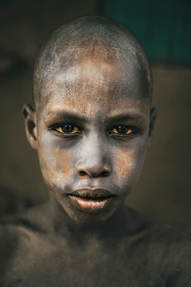 Intense Young Gaze by Svetlin Yosifov — canvas wall art