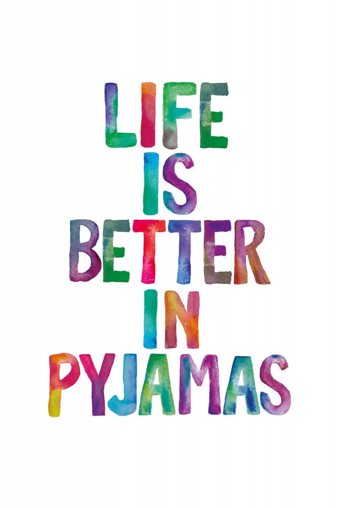 Colorful Pyjamas Life by Brett Wilson — canvas wall art