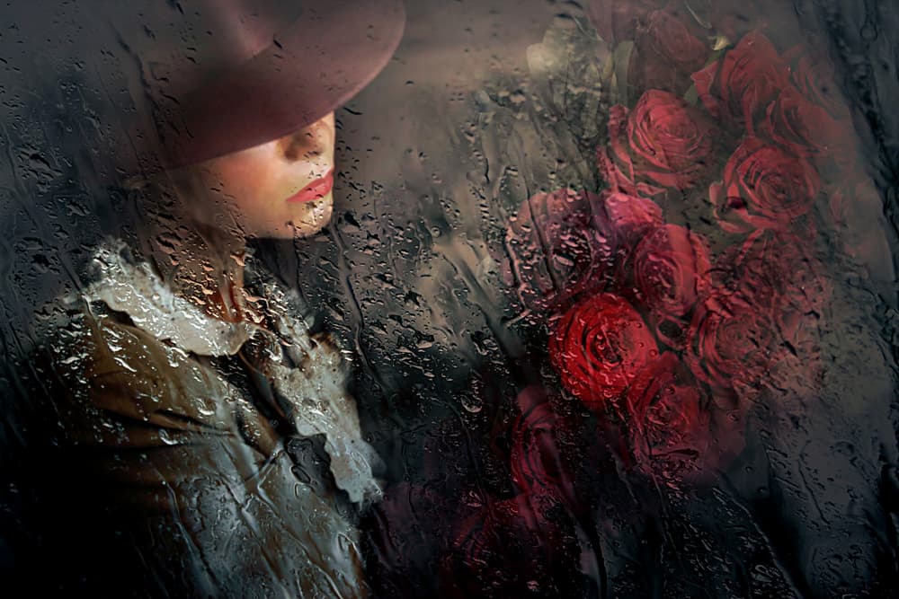 Rainy Day Woman by Adela Lia Rusu — canvas wall art