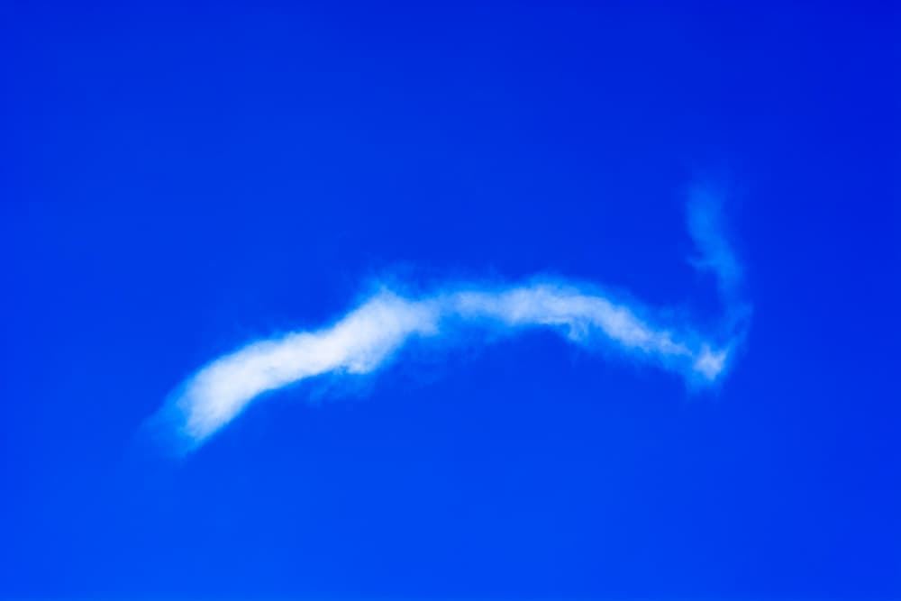 Wavy Cloud Deep Blue by Tal Paz-Fridman — canvas wall art