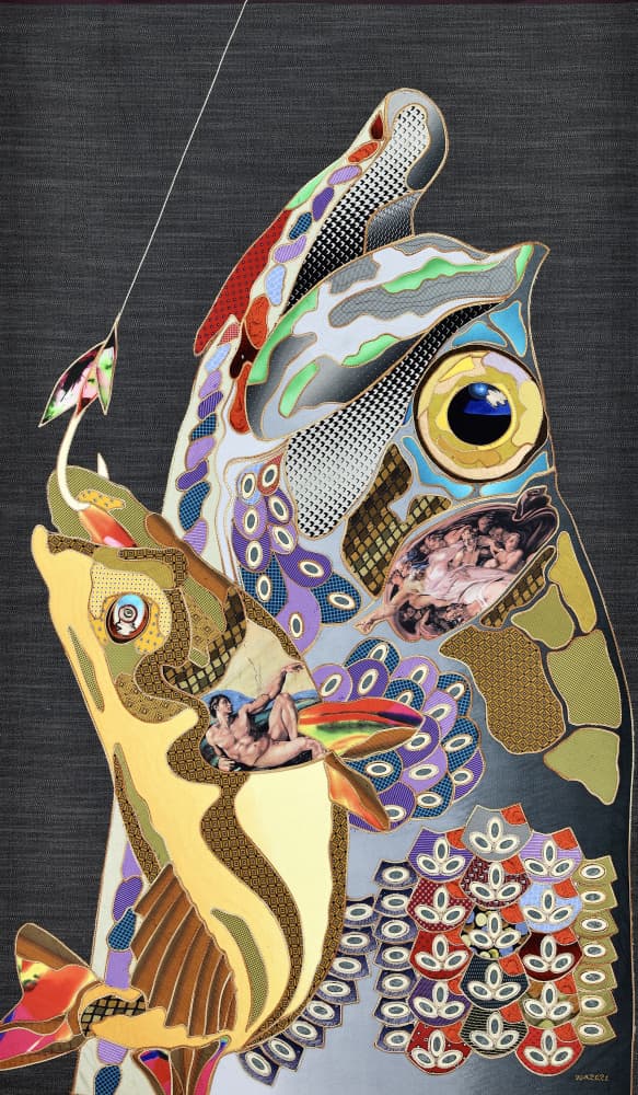 Surreal Fishing Dream by Kostyantin Malginov — canvas wall art