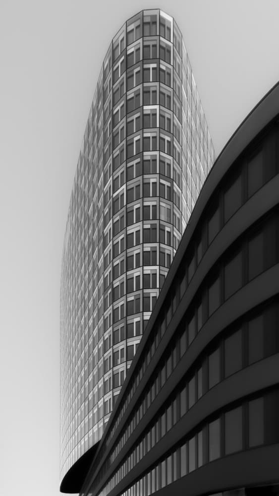 Modern Architectural Curves by Andy Dauer — canvas wall art