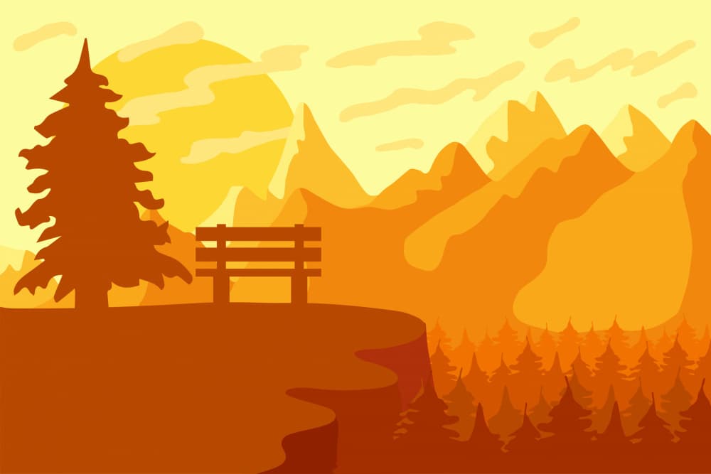 Serene Mountain Sunset by Marika Barsrsind β canvas wall art
