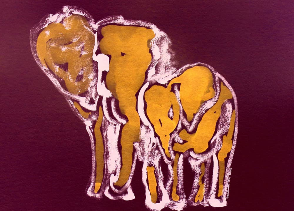 Animal Art 21 by Santhosh ch — canvas wall art