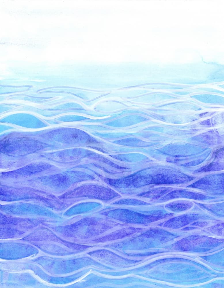Ocean Waves by Isabelle Brent — canvas wall art