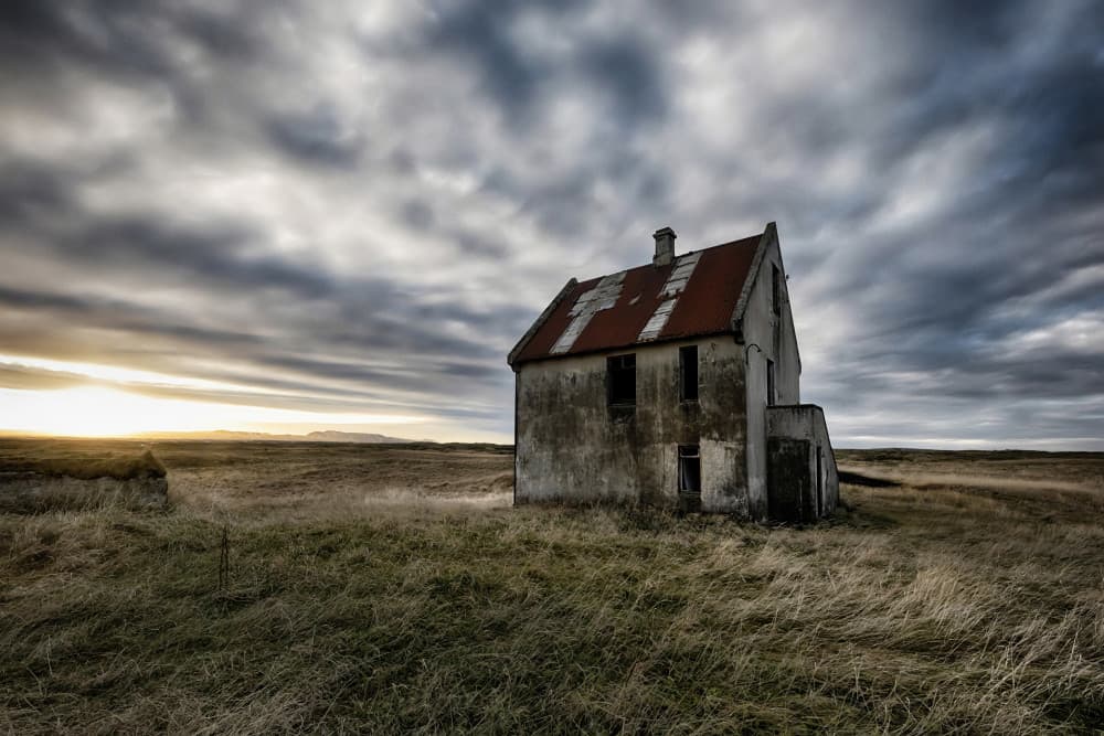Lonely Abandoned Home by Þorsteinn H. Ingibergsson — canvas wall art