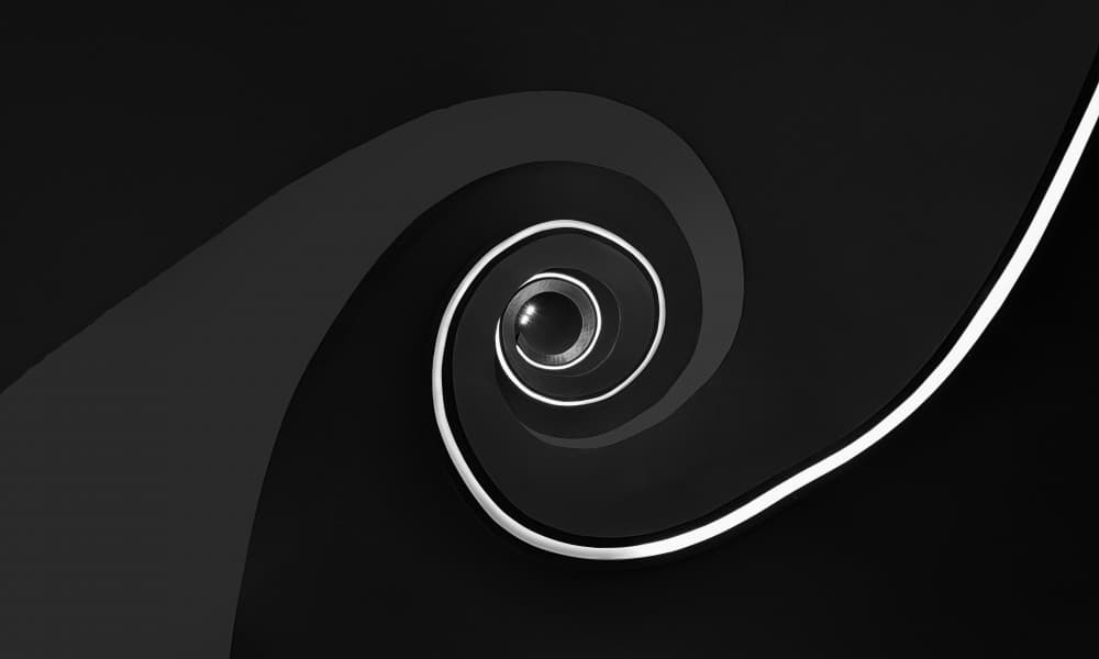 Deep Spiral Gaze by Mei Xu — canvas wall art
