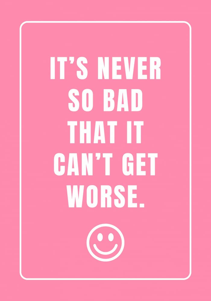 It's Never So Bad by Athene Fritsch — canvas wall art