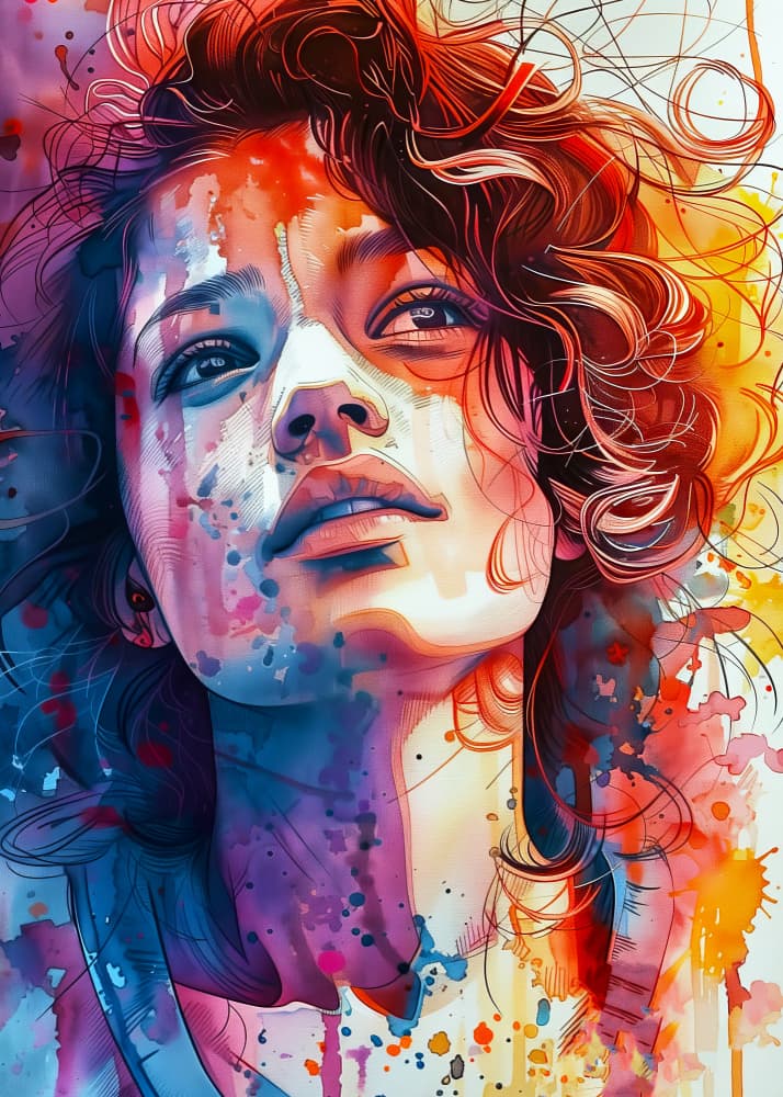 Portrait Sofia by Justyna Jaszke — canvas wall art