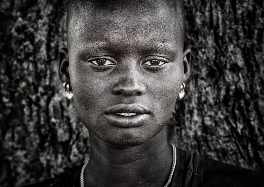 Striking African Portrait by Joxe Inazio Kuesta Garmendia — canvas wall art