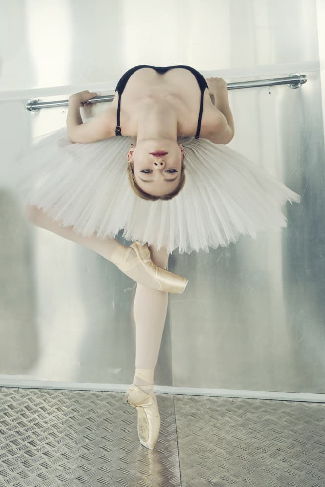 Inverted Ballerina by Alexandr — canvas wall art