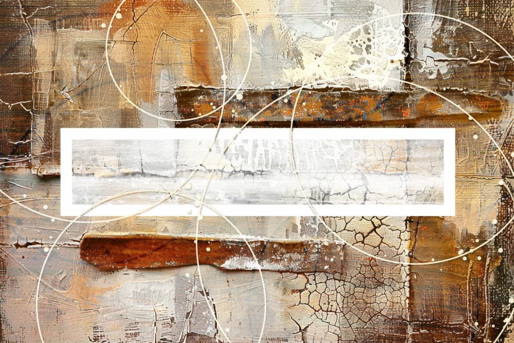 Earthy Abstract Layers by Rafal Kulik — canvas wall art
