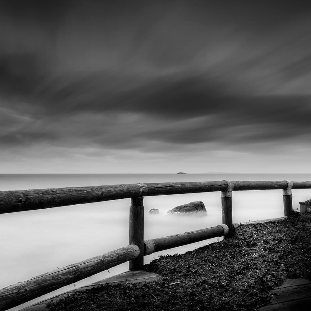 Moody Coastal Seascape by George Digalakis — canvas wall art