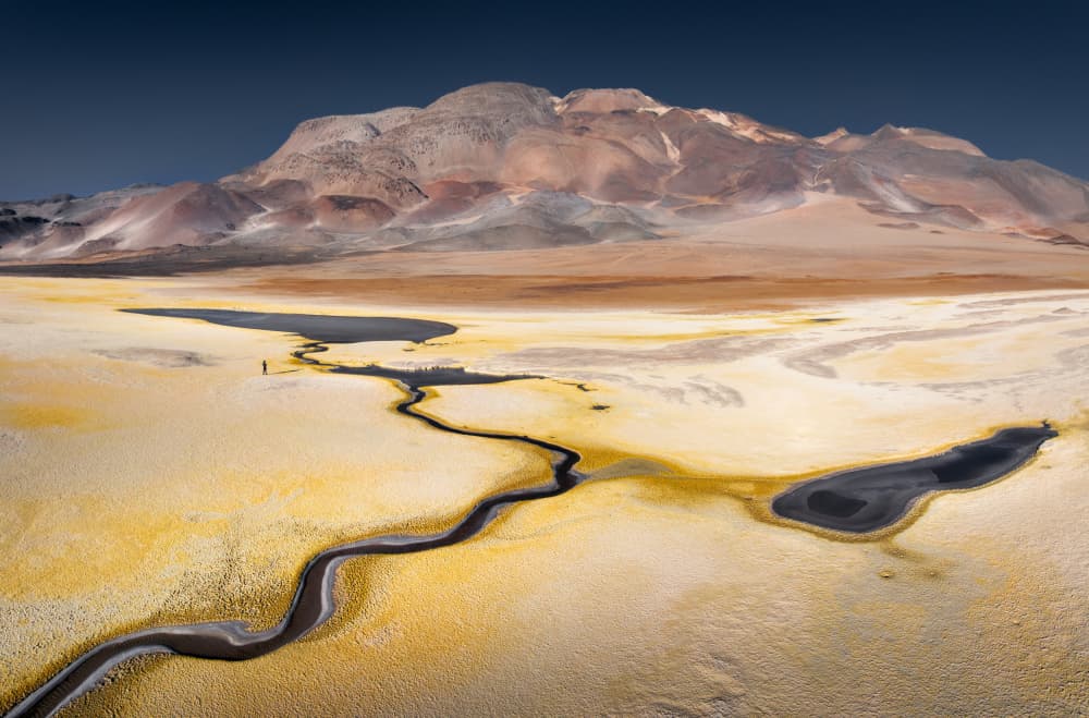 Salar de Gorabea by Karol Nienartowicz — canvas wall art