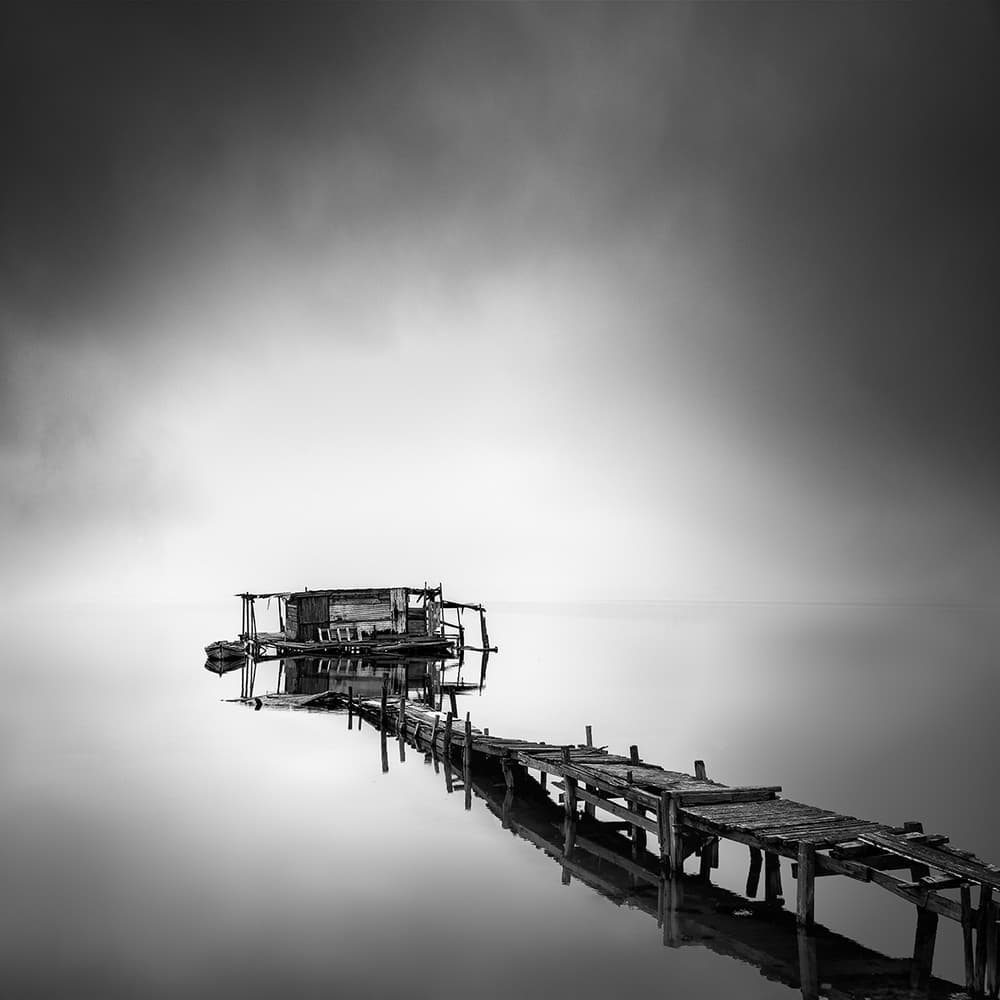 Stillness on the Water by George Digalakis — canvas wall art