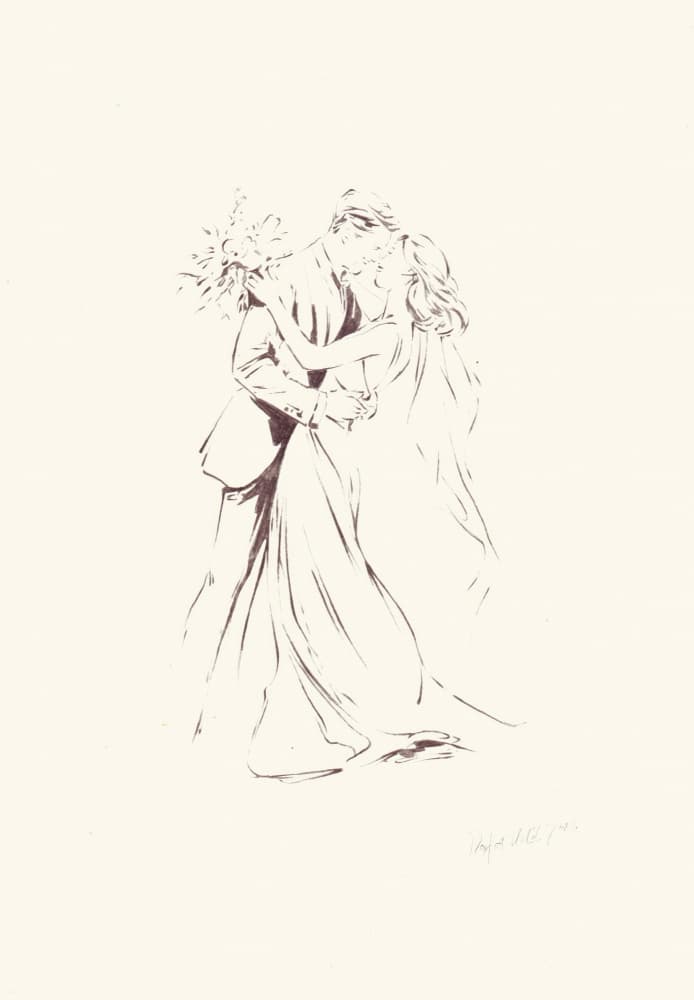 Romantic Wedding Dance by Rafal Kulik — canvas wall art