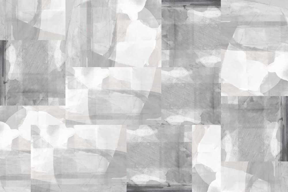 Abstract Gray Layers by cartissi — canvas wall art