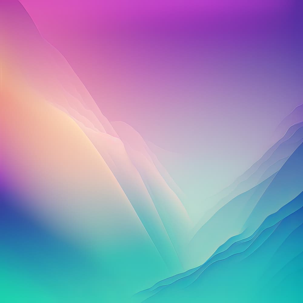 Ethereal Gradient Layers by Bilge Paksoylu — canvas wall art