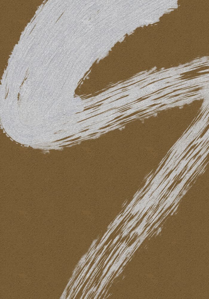 Abstract Silver Stroke by Yuli Saputra — canvas wall art