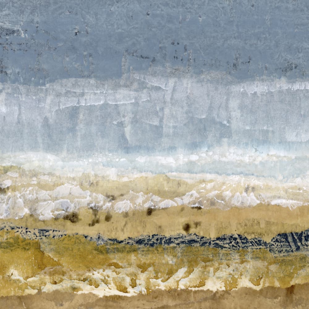 Serene Beach Abstract by Lara Eckerman — canvas wall art